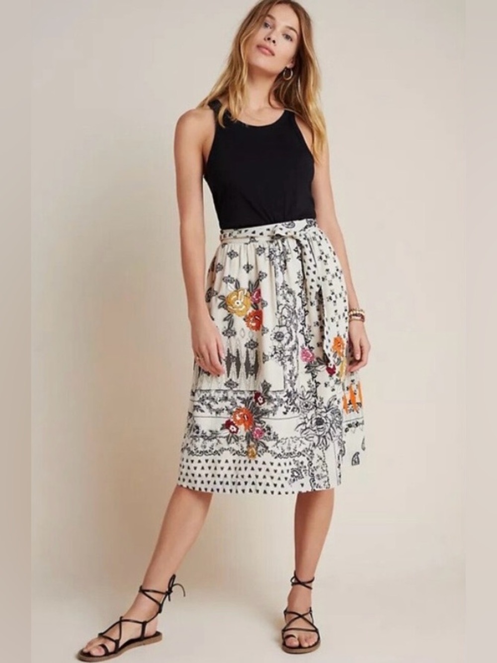 Anthropologie Vineet Bahl Devi Skirt XS
